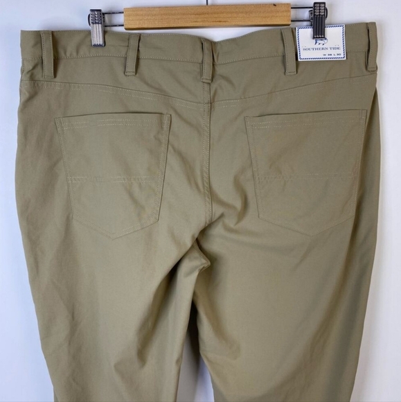 Southern Tide 38x30 Intercoastal Performance Pant Sandstone Khaki *Altered Size - Picture 9 of 11